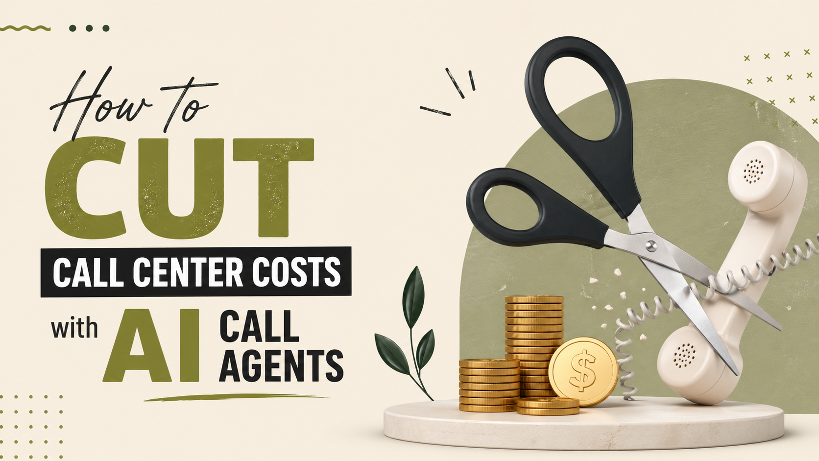 How to Cut Call Center Costs with AI Call Agents